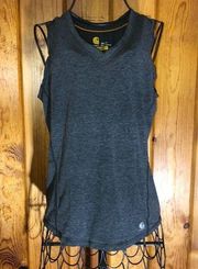 Carhartt fitted gray tank top with v-neck front carhartt force style size XS​