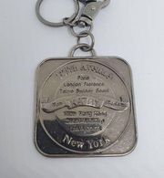 Kathy Van Zeeland Silver Colored Keychain