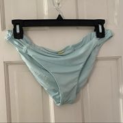 roxy light blue bikini bottoms