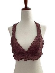 Altar’d State Intimates Women’s Junior Size Small Bralette Rose Pink Lace |#10-8