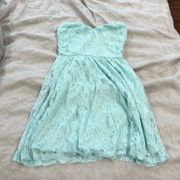 Aquamarine Mini Dress