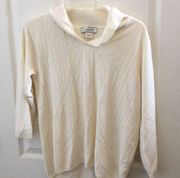 Allison Daley shawl collar sweater medium