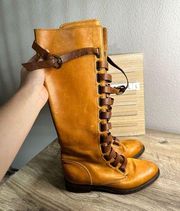 Created Equal Women’s 37 Made in Italy Limited Edition Tall Engineer Boots