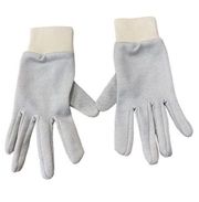 Metallic Silver gloves