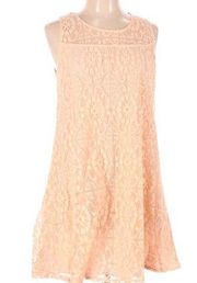 blush cutout lace dress size medium