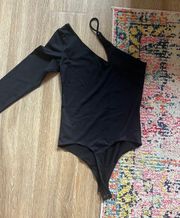 Abercrombie Asymmetrical One-Shoulder Seamless Fabric Bodysuit