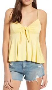 Women's Shirt Blouse Knot Front Camisole NWOT