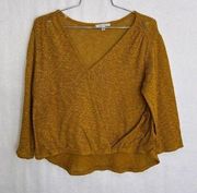 5/$25 city vibe faux wrap top large