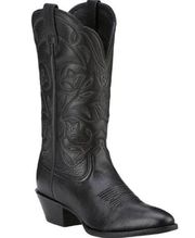 Ariat Women’s Heritage Black Pointed Toe Western Cowboy Boots