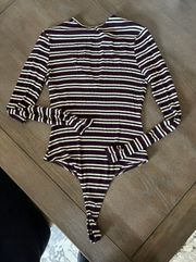 Striped Bodysuit