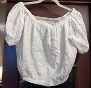 Just Living Boho Off The Shoulder Size Small Cotton Top