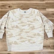 Aerie  Oversized Camo Crewneck Sweatshirt Women’s Large