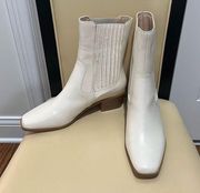 lulus white ankle boot