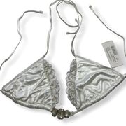 Beach Bunny A Hard Days Night Bikini Top NWT