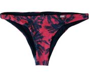 New Banana Moon Wila Blackpalms Brick Red and Black Briefs Women's Size 40 4 6