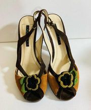 Laundry by Shelli Segal Suede Heels Size 10