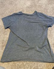 Grey under armor workout top