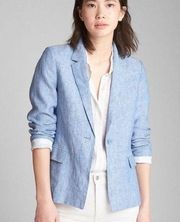 ✨ Linen Bright Blue Blazer✨