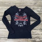 Harley Davidson Y2K Long Sleeve Tee T Shirt