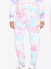 Sailor Moon Tie Dye Pastel Wash Sweatpants Joggers, Size XL