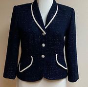 Danny & Nicole Navy Sparkly Blazer/Jacket