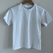 Weekday Alanis T-Shirt Tee White Neutral Classic XS