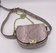 BCBG convertible snakeskin dory belt bag