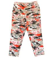 Kristin Nicole Womens Camo Athletic Workout Casual Capri Leggings Medium EUC