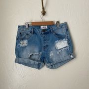 One Teaspoon One by  Charger Jean shorts▪️size 27