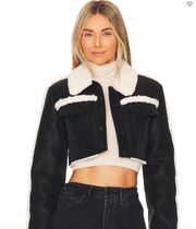 NWT Dolly Faux Shearling Jacket, Size XS