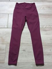 Fabletics  Motion 365 High Waisted Trinity Leggings in Maroon