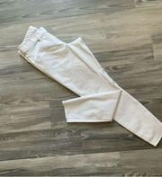 HUE white jeggings size Small