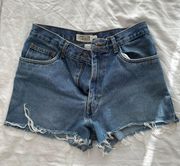 Distressed Jean Shorts