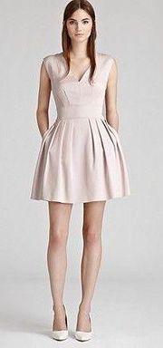 Amyline Pleated Bell Dress