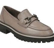 Paul Green Women's Ollie Hardware Loafer Flats Brand Iron Gray Size 8