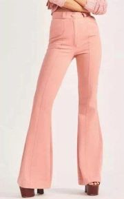 LoveShackFancy Meyerson Flared Pants NWT Sz. 6