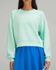 Lululemon Perfectly Oversized Cropped Crew *Softstreme Wild Mint 6