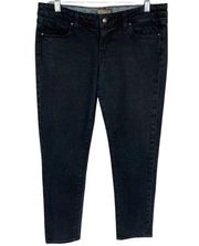 Dark Wash Denim Roxbury Crop Stretch Jeans Women’s Size 29