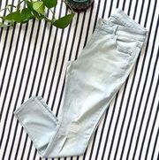 Old Navy Mid Rise Rockstar Distressed Light Wash Jeans