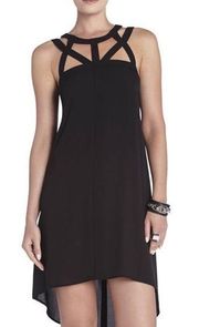 BCBG max azria Babette cut out black dress XS