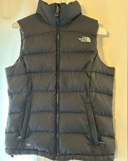 The North Face Black 700 Down Puffer Vest  Size Small