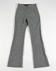 NEW Ann Taylor The High Waist Side Zip Stretch Trouser Pant Houndstooth Print 0