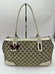 GUCCI Princy GG Canvas Tote