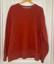 Burnt Red Basic Crewneck 