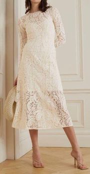 Zimmermann Devi Lace Panelled Midi Dress