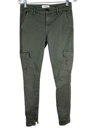 FRAME Denim Le Service Cargo Distressed Skinny Pants In Platoon 28