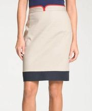 Tahari 'Ariel' Colorblock Skirt w/ Lace-Up Detail 12