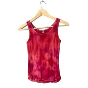 Uniqlo tie dye sleeveless ribbed tank top XS