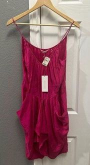 Rebecca Taylor NWT Rasberry Juice Pin Dot Runaway Dress Size 4