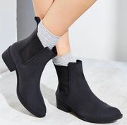 Jeffrey Campbell Black Chelsea Rain-boot